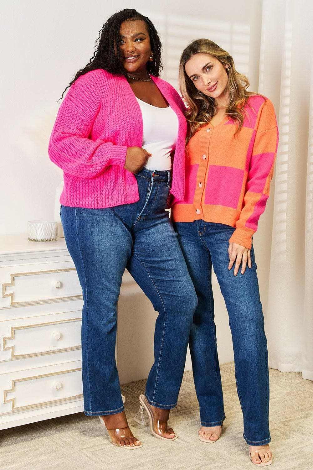 Cozy rib-knit cocoon cardigan - Love Salve